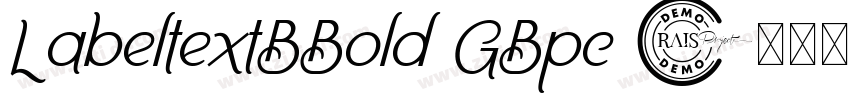 LabeltextBBold GBpc 字体转换